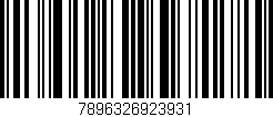Código de barras (EAN, GTIN, SKU, ISBN): '7896326923931'