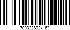Código de barras (EAN, GTIN, SKU, ISBN): '7896326924167'