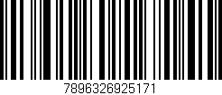 Código de barras (EAN, GTIN, SKU, ISBN): '7896326925171'