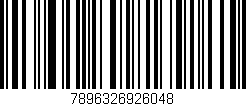 Código de barras (EAN, GTIN, SKU, ISBN): '7896326926048'