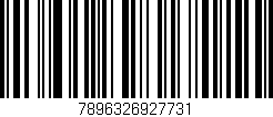 Código de barras (EAN, GTIN, SKU, ISBN): '7896326927731'