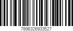 Código de barras (EAN, GTIN, SKU, ISBN): '7896326933527'