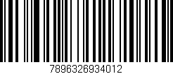 Código de barras (EAN, GTIN, SKU, ISBN): '7896326934012'