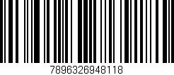 Código de barras (EAN, GTIN, SKU, ISBN): '7896326948118'