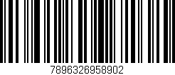 Código de barras (EAN, GTIN, SKU, ISBN): '7896326958902'