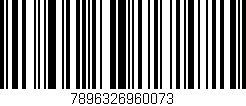 Código de barras (EAN, GTIN, SKU, ISBN): '7896326960073'