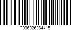 Código de barras (EAN, GTIN, SKU, ISBN): '7896326964415'