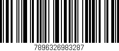 Código de barras (EAN, GTIN, SKU, ISBN): '7896326983287'