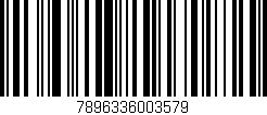 Código de barras (EAN, GTIN, SKU, ISBN): '7896336003579'