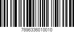 Código de barras (EAN, GTIN, SKU, ISBN): '7896336010010'