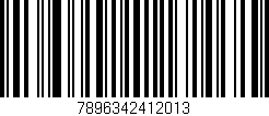 Código de barras (EAN, GTIN, SKU, ISBN): '7896342412013'