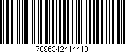 Código de barras (EAN, GTIN, SKU, ISBN): '7896342414413'