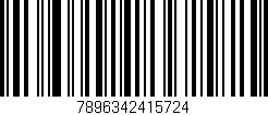Código de barras (EAN, GTIN, SKU, ISBN): '7896342415724'