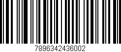 Código de barras (EAN, GTIN, SKU, ISBN): '7896342436002'