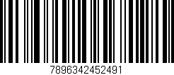 Código de barras (EAN, GTIN, SKU, ISBN): '7896342452491'