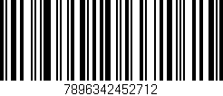 Código de barras (EAN, GTIN, SKU, ISBN): '7896342452712'