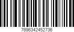 Código de barras (EAN, GTIN, SKU, ISBN): '7896342452736'