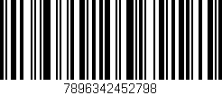 Código de barras (EAN, GTIN, SKU, ISBN): '7896342452798'