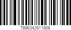 Código de barras (EAN, GTIN, SKU, ISBN): '7896342911806'
