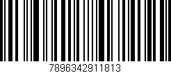 Código de barras (EAN, GTIN, SKU, ISBN): '7896342911813'