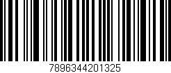 Código de barras (EAN, GTIN, SKU, ISBN): '7896344201325'