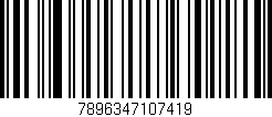 Código de barras (EAN, GTIN, SKU, ISBN): '7896347107419'