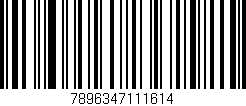 Código de barras (EAN, GTIN, SKU, ISBN): '7896347111614'