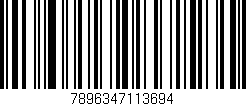 Código de barras (EAN, GTIN, SKU, ISBN): '7896347113694'