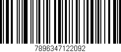 Código de barras (EAN, GTIN, SKU, ISBN): '7896347122092'