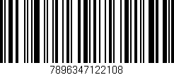 Código de barras (EAN, GTIN, SKU, ISBN): '7896347122108'