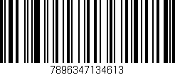 Código de barras (EAN, GTIN, SKU, ISBN): '7896347134613'