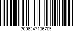 Código de barras (EAN, GTIN, SKU, ISBN): '7896347136785'