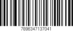 Código de barras (EAN, GTIN, SKU, ISBN): '7896347137041'