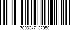 Código de barras (EAN, GTIN, SKU, ISBN): '7896347137058'