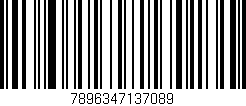 Código de barras (EAN, GTIN, SKU, ISBN): '7896347137089'