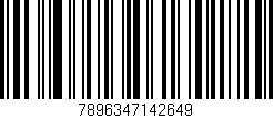 Código de barras (EAN, GTIN, SKU, ISBN): '7896347142649'