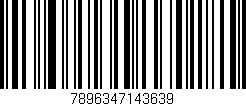 Código de barras (EAN, GTIN, SKU, ISBN): '7896347143639'