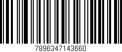 Código de barras (EAN, GTIN, SKU, ISBN): '7896347143660'