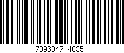 Código de barras (EAN, GTIN, SKU, ISBN): '7896347148351'