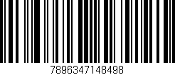 Código de barras (EAN, GTIN, SKU, ISBN): '7896347148498'
