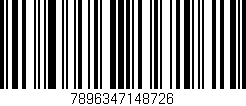 Código de barras (EAN, GTIN, SKU, ISBN): '7896347148726'