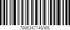 Código de barras (EAN, GTIN, SKU, ISBN): '7896347149389'
