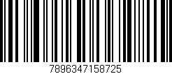 Código de barras (EAN, GTIN, SKU, ISBN): '7896347158725'