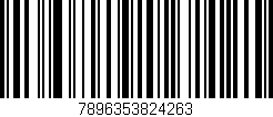 Código de barras (EAN, GTIN, SKU, ISBN): '7896353824263'