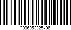 Código de barras (EAN, GTIN, SKU, ISBN): '7896353825406'