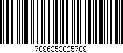 Código de barras (EAN, GTIN, SKU, ISBN): '7896353825789'