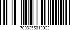 Código de barras (EAN, GTIN, SKU, ISBN): '7896355610932'