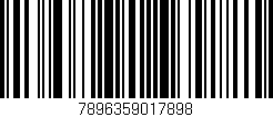 Código de barras (EAN, GTIN, SKU, ISBN): '7896359017898'