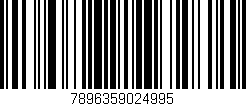 Código de barras (EAN, GTIN, SKU, ISBN): '7896359024995'
