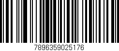 Código de barras (EAN, GTIN, SKU, ISBN): '7896359025176'